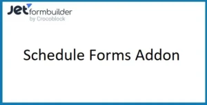 JetFormBuilder Schedule Forms