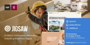 Jigsaw – Building & Construction WordPress Theme
