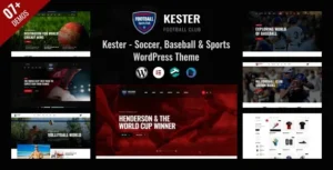 Kester – Soccer Club & Sports News WordPress Theme