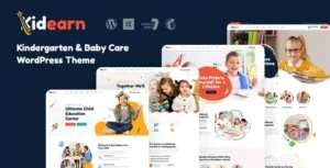 Kidearn – Kindergarten & Baby Care WordPress Theme