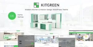 KitGreen  – Interior and Kitchen Design WordPress Theme