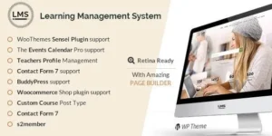 LMS  – Learning Management System, Education LMS WordPress Theme
