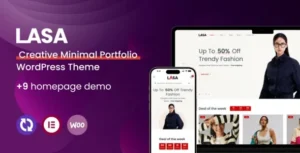 Lasa  – Creative Minimal WooCommerce WordPress Theme
