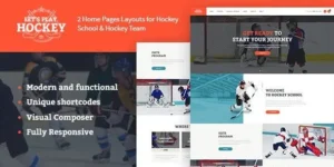 Let’s Play  – Hockey School & Sport WordPress Theme