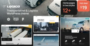 Logico  – Transportation & Logistics WordPress Theme