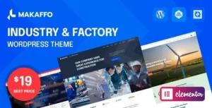 Makaffo  – Industry & Factory WordPress Theme