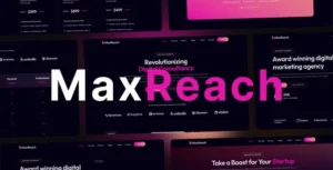 MaxReach  – SEO & Digital Agency WordPress Theme