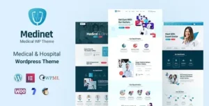 Medinet – Medical and Health WordPress Theme +RTL