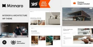 Minnaro  – Interior Design and Architecture WordPress Theme