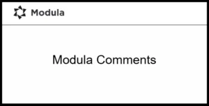 Modula Comments