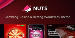 Nuts  – Gambling, Casino & Betting WordPress Theme