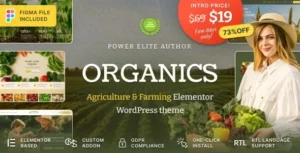 Organics  – Agriculture & Food Farm WordPress Theme