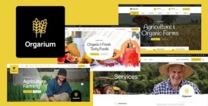 Orgarium  – Agriculture & Organic Farm WordPress Theme