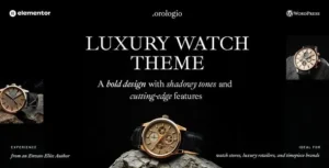 Orologio  – Luxury Watch Store WordPress Theme