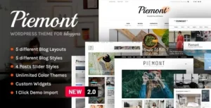 Piemont – Premium Travel & Lifestyle WordPress Theme