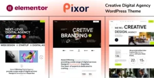 Pixor  – Creative Digital Agency WordPress Theme