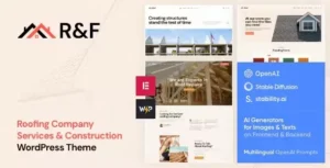 R&F  – Roof & Floor WordPress Theme