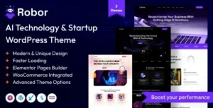 Robor  – AI and Automation Integration WordPress Theme
