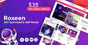 Roxeen – Personal Lightweight WordPress Theme