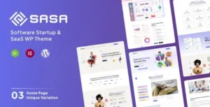 SaSa .– Startup WordPress Theme
