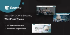 Sectox – CCTV & Security WordPress Theme
