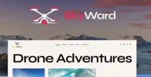 Skyward Drone Aerial Videography WordPress Theme