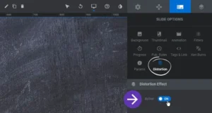 Slider Revolution Distortion Effect Add-On