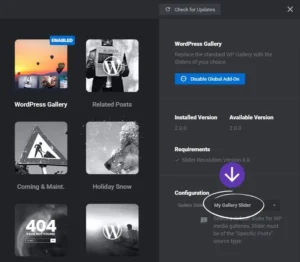 Slider Revolution Gallery Add-On