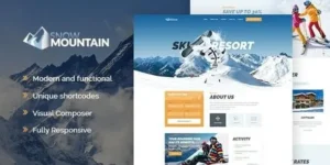 Snow Mountain – Ski Resort & Snowboard School WordPress Theme