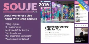 Souje – Personal WordPress Blog Theme
