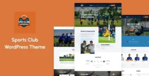 SpoClub  – Sports Club WordPress Theme