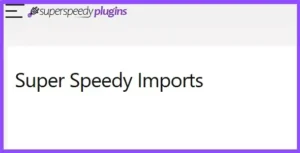 Super Speedy Imports