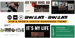 Sweat – Gym & Sports Center WordPress Theme