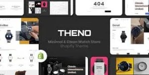 THENO | Minimal & Clean Watch Store Shopify Theme
