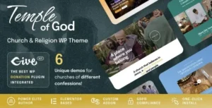 Temple of God – Religion and Church WordPress Theme