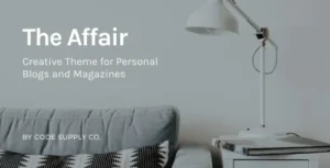 The Affair  – Creative Theme for Personal Blogs and Magazines