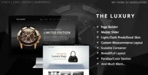 The Luxury Dark / Light Responsive WordPress