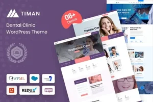 Timan  – Dental Clinic WordPress Theme