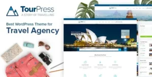 TourPress  – Travel Booking WordPress Theme