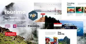 Tourimo  – Tour Booking WordPress Theme