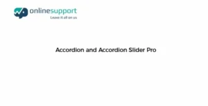 WP OnlineSupport Accordion and Accordion Slider Pro
