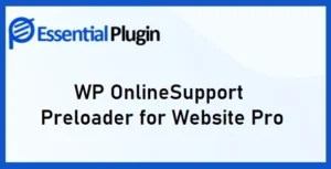 WP OnlineSupport Preloader for Website Pro