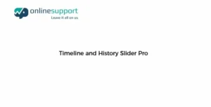 WP OnlineSupport Timeline and History Slider Pro