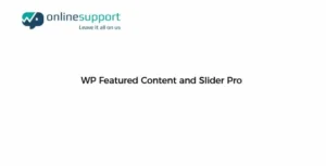 WP OnlineSupport WP Featured Content and Slider Pro