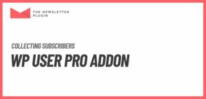 Newsletter – WP User Pro Addon