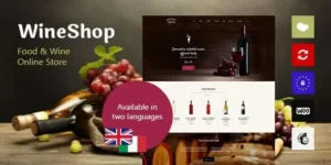 WineShop  – Food & Wine Online Store WordPress Theme
