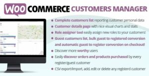 WooCommerce Customers Manager