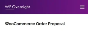 WooCommerce Order Proposal