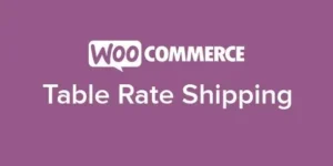 WooCommerce Table Rate Shipping