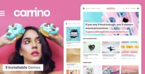 Carrino – An Exciting Gutenberg Blog Theme